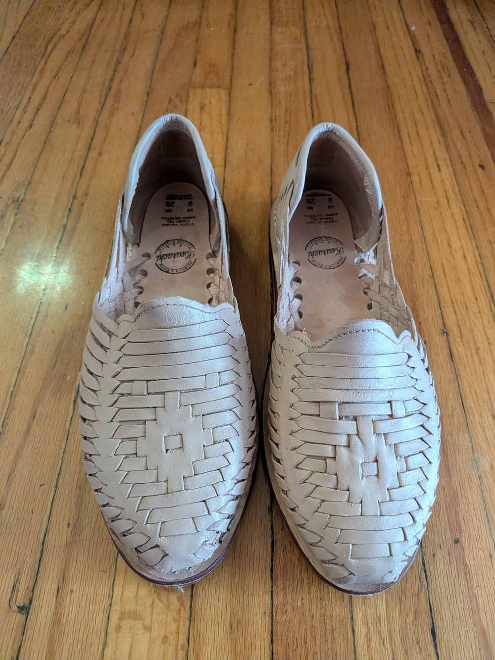 Tan Huaraches - Handmade In Mexico